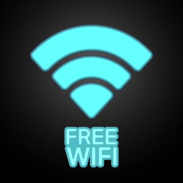 무료 wifi 아이콘 — 스톡 벡터