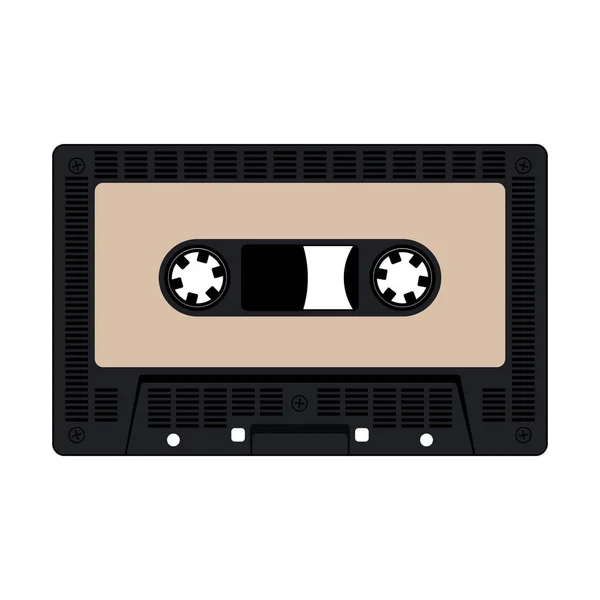 Audio cassette tape — Stock Vector
