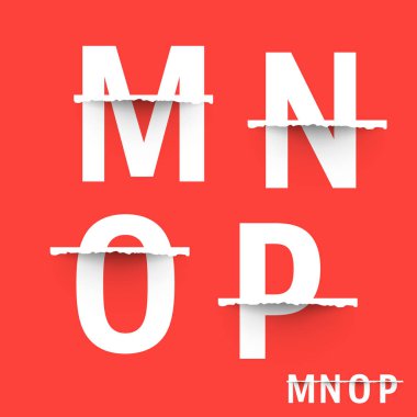 Alfabe yazı şablonu