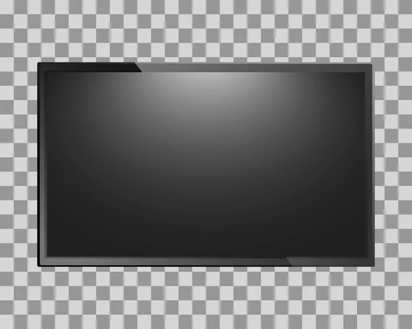 TV pantalla en blanco — Vector de stock