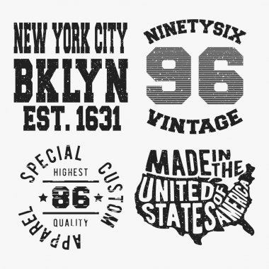 Çeşitli vintage damga kümesi