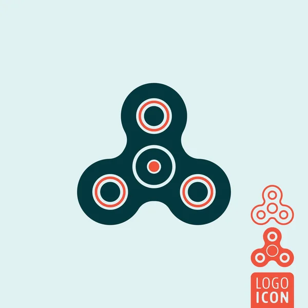 Spinner icon isolated — Stock Vector