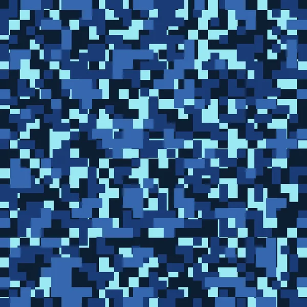 Pixel camouflage motif de couleur sans couture — Image vectorielle