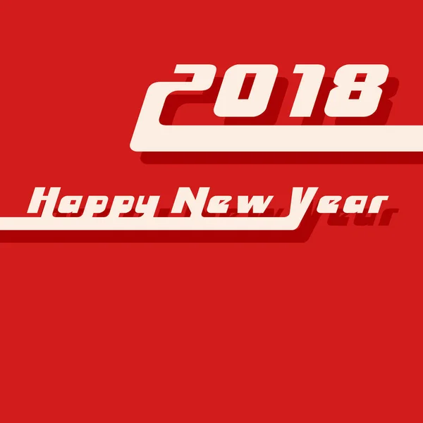 Frohes neues Jahr 2018 Hintergrund — Stockvektor