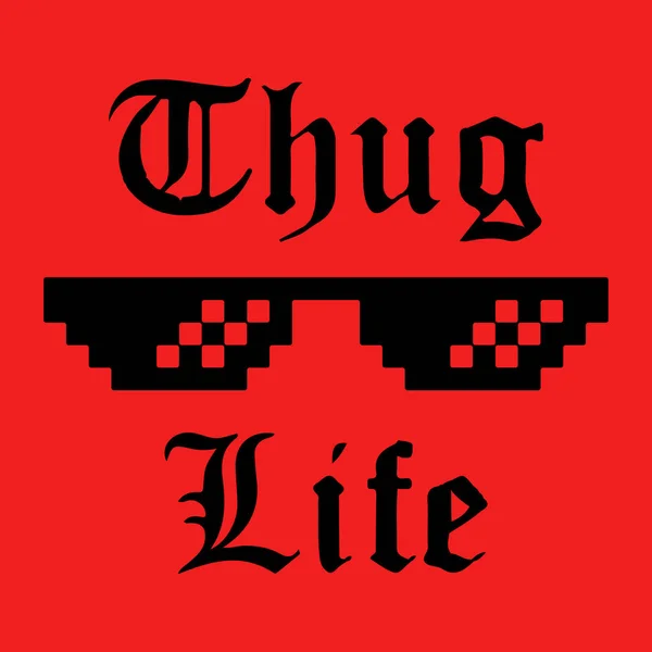 Thug Life naklejki — Wektor stockowy