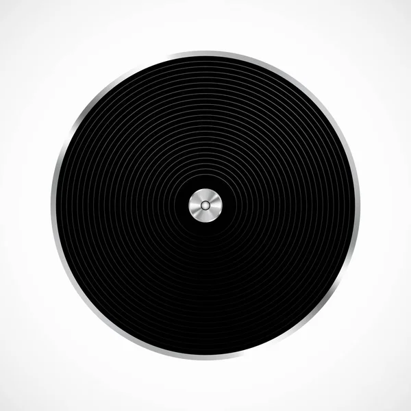 Vinyl záznam izolované — Stockový vektor