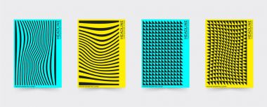 Broşür örtü şablon seti