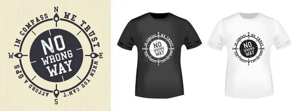 T-shirt impressão design vintage —  Vetores de Stock