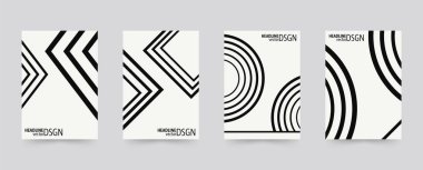 Broşür örtü şablon seti