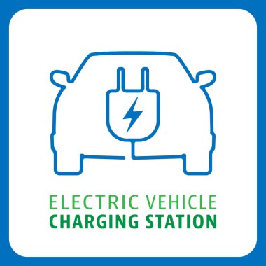Elektrikli araç şarj istasyonu sembolü