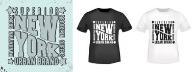 T-shirt baskı vintage tasarımı