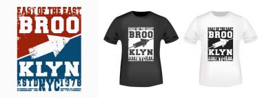 T-shirt baskı vintage tasarımı