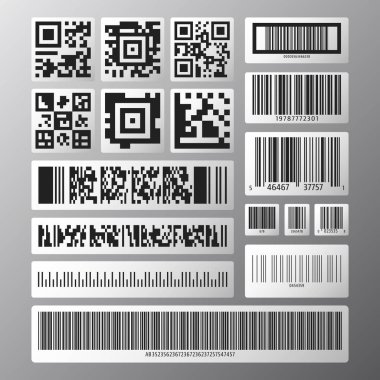 Barkod ve Qr kod kümesi