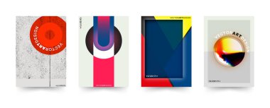 Broşür örtü şablon seti