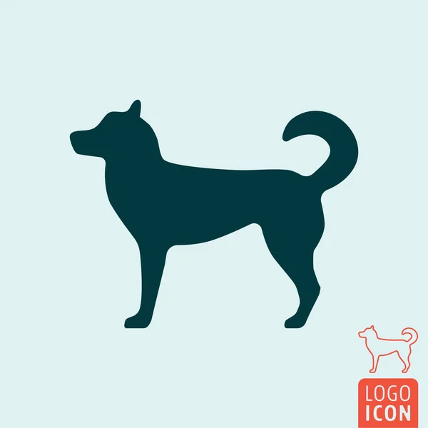 Dog icon isolated — Stock Vector