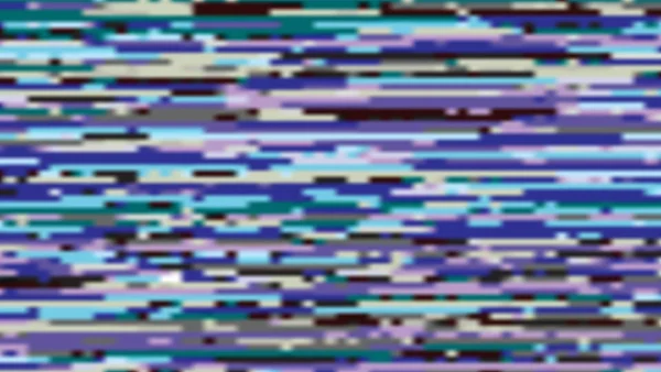 Glitch textura colorido pantalla ancha fondo — Archivo Imágenes Vectoriales