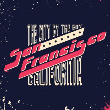 San Francisco Kaliforniya t gömlek yazdırma