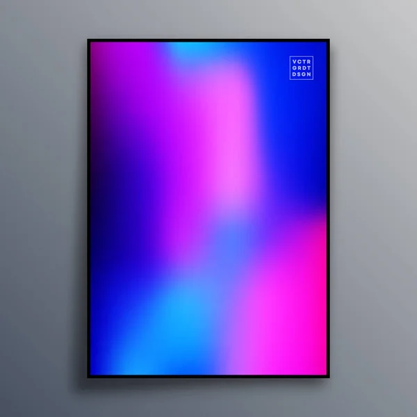Colorful gradient texture for wallpaper, flyer, poster, brochure cover, typography or other printing products. Vector illustration — 스톡 벡터