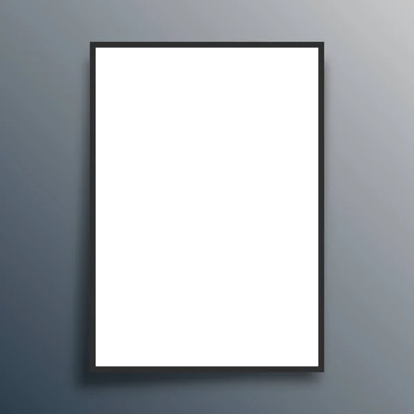 Modelo de fundo em branco para o banner, folheto, cartaz, folheto de capa ou outros produtos publicitários. Ilustração vetorial —  Vetores de Stock