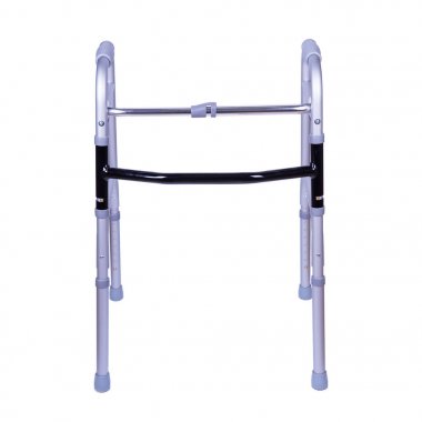 Engelli bir insan için metal Walker destek