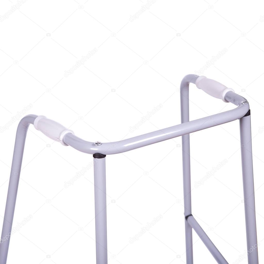 metal Walker support for a person with disabilities