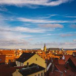 City view of Nuremberg, a city in Franconia in the german state of Bavaria