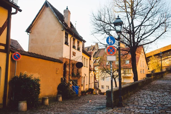 Vue sur la ville de Nuremberg, une ville de Franconie dans l'état allemand de Bavière — Photo