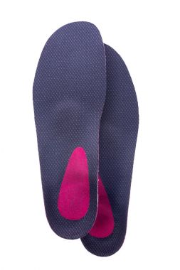 Beyaz arka plan üzerinde ortopedik tabanlık