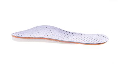 Beyaz arka plan üzerinde ortopedik tabanlık