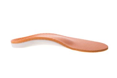 Beyaz arka plan üzerinde ortopedik tabanlık