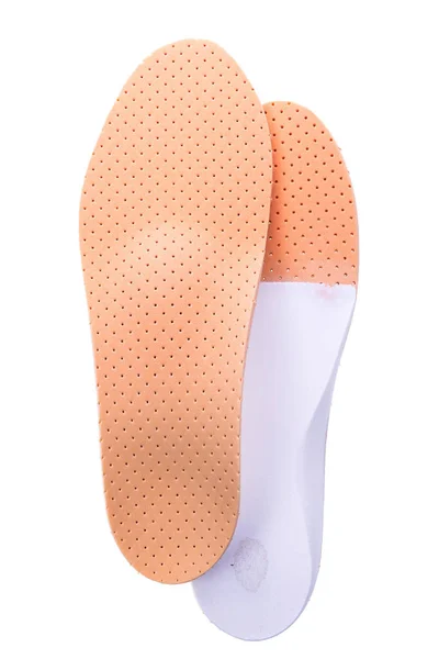 Beyaz arka plan üzerinde ortopedik tabanlık