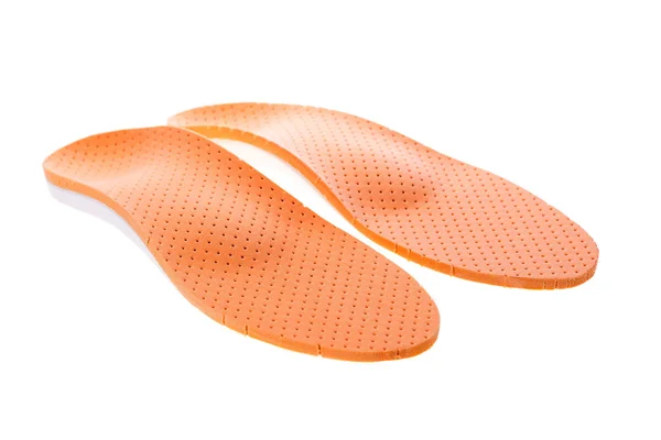 Beyaz arka plan üzerinde ortopedik tabanlık