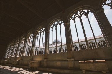 İtalya. Pisa, 21 Temmuz 2013 katedral Meydanı, Campo Santo, kutsal alan, Camposanto Monumentale, anıtsal mezarlığı, Camposanto Vecchio, eski mezarlığı