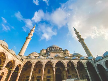 Süleyman Camii. Suleymaniye Camii. Minaret, marmara. Süleyman Camii Dış Türkiye Ekim, İstanbul. Süleyman Camii İstanbul 'un en güzel camii