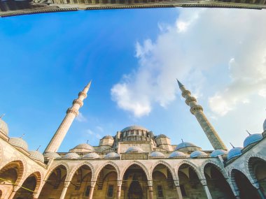 Süleyman Camii. Suleymaniye Camii. Minaret, marmara. Süleyman Camii Dış Türkiye Ekim, İstanbul. Süleyman Camii İstanbul 'un en güzel camii