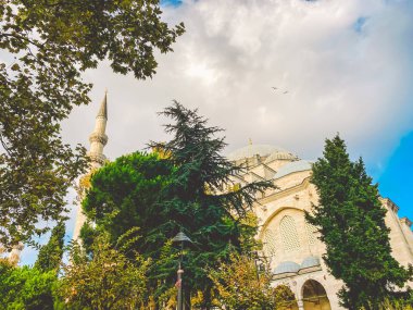 Süleyman Camii. Suleymaniye Camii. Minaret, marmara. Süleyman Camii Dış Türkiye Ekim, İstanbul. Süleyman Camii İstanbul 'un en güzel camii