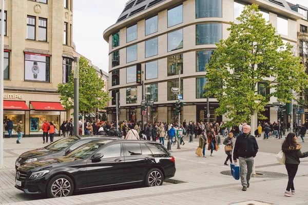 City Shopping Streets October 2018 Ντίσελντορφ Γερμανία Θέμα Των Αγορών — Φωτογραφία Αρχείου