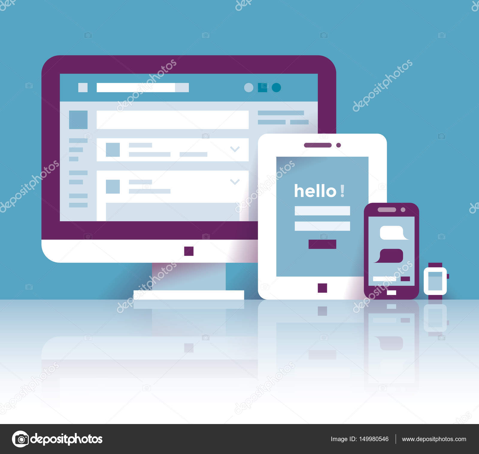 Computer, tablet, mobile phone and smart watch with social network