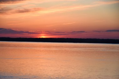 Rusya'da kırmızı günbatımı
