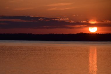 Rusya'da kırmızı günbatımı