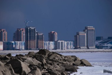 Kentsel yüksek katlı buildingsnull