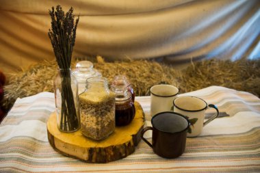 Rustik çay seti
