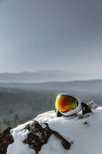 Лыжная Маска Склоне Горы — стоковое фото