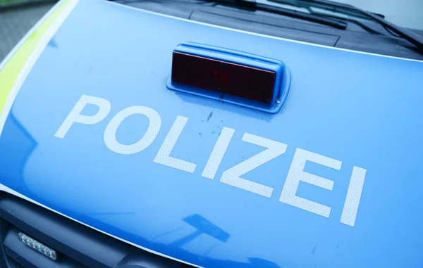 Deutsche Autobahnpolizei — Stockfoto