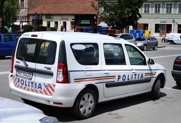 Rumänisches Polizeiauto — Stockfoto