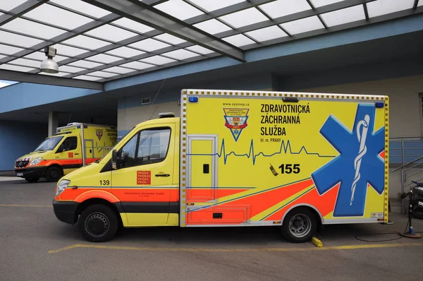 Tschechische Krankenwagen — Stockfoto
