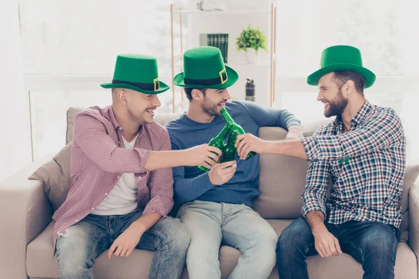 ¡Feliz día de San Patricio! Retrato de éxito, confianza, ha — Foto de Stock