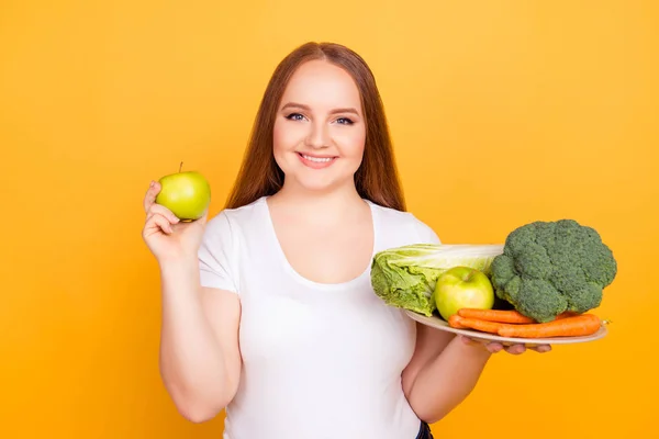 Conceito de levar uma forma saudável de comer. Belo ch energético — Fotografia de Stock