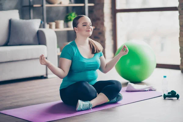 Jen zachovat klid a Sportuj! Míru odpočinku relaxace vitalitu konc — Stock fotografie