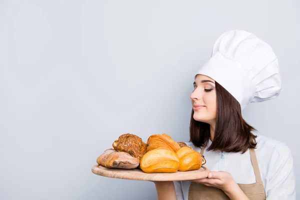 Hungry appetite pleasure eating promo cuisine people manufacture — Stock Photo, Image